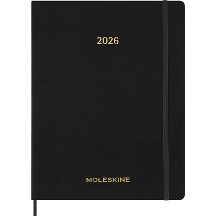 MOLESKINE Buchkalender Essential 2025/2026, 15 Monate, XXL