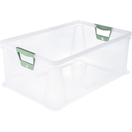 keeeper Aufbewahrungsbox "luis", 45 Liter, transparent