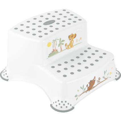 keeeper kids Tritthocker "igor lion king", zweistufig, wei