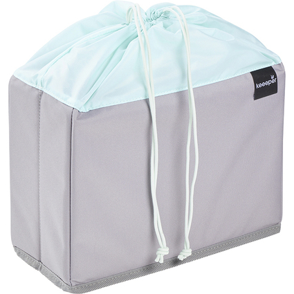 keeeper Obst- & Gemsetasche "nea", 9 Liter, grau/aquamarine