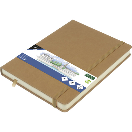 kangaro Skizzenbuch, 80 Blatt, DIN A5, taupe
