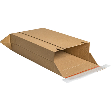 SMARTBOXPRO Versandtasche, Wellpappe, braun, DIN A4+