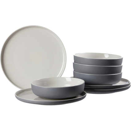 Ritzenhoff & Breker Tafelservice JASPER, grau, 8-teilig