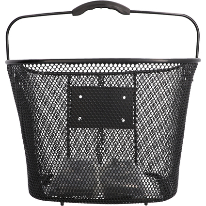 FISCHER Fahrrad-Lenkerkorb E-Bike PLUS, schwarz