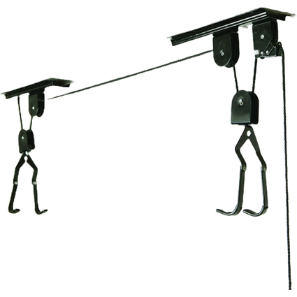 FISCHER Fahrrad-Lift PLUS, Tragkraft: 30 kg, schwarz