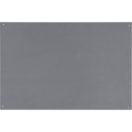 Bi-Office Filztafel, rahmenlos, 1.200 x 900 mm, grau