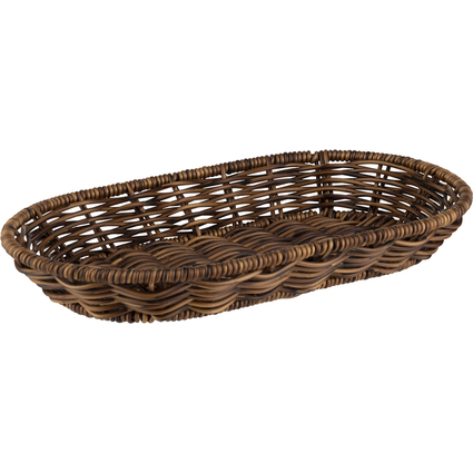 APS Brotkorb COVE, oval, 280 x 160 mm, braun