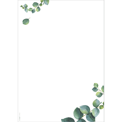 sigel Design-Papier "Eucalyptus", DIN A4, 90 g/qm