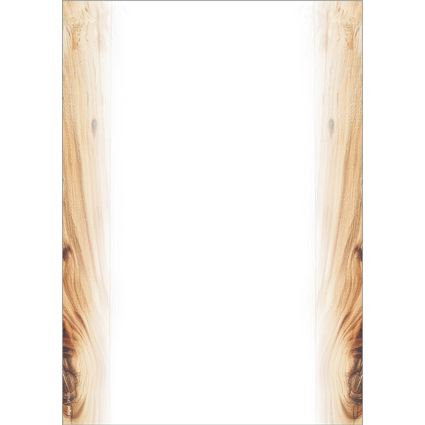sigel Design-Papier "Oak", DIN A4, 90 g/qm, 2-spaltig