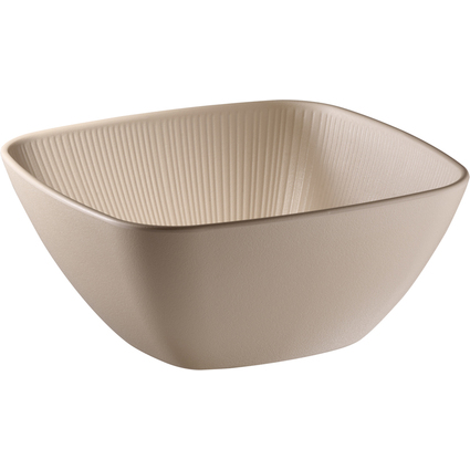 APS Schale NERO, eckig, 250 x 250 mm, sand