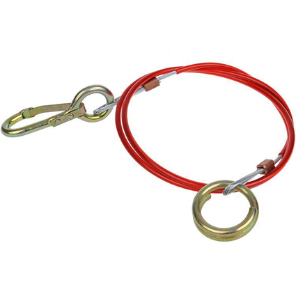 IWH Abrissseil fr Anhnger, 1,0 m, mit Haken und sen