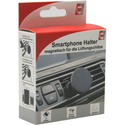 IWH Smartphone-KFZ-Halter "Magnet", schwarz