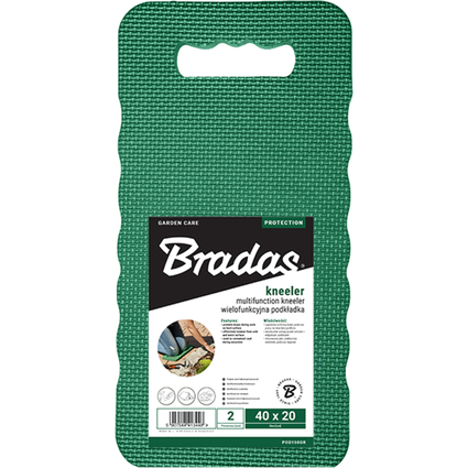 Bradas Kniebrett, (B)400 x (T)200 x (H)20 mm, grn