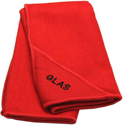 IWH Microfasertuch, fr Glas, rot