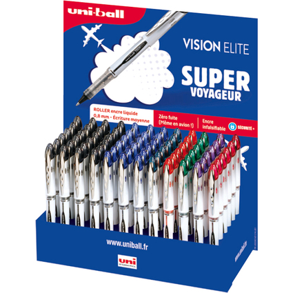 uni-ball Tintenroller VISION ELITE UB200, 72er Display