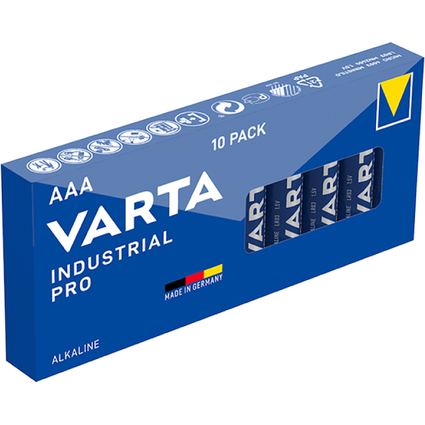 VARTA Alkaline Batterie "INDUSTRIAL PRO", Micro AAA