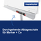 magnetoplan Mobiles Flipchart "de luxe", magnethaftend