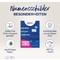 AVERY Namensschild mit Kombiklemme, 90 x 54 mm