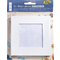 folia Bilderrahmen-Set, aus Pappe, 7,5 x 7,5 cm, wei