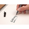 Tombow Kalligraphie-Stift Fudenosuke Twin, schwarz/grau