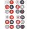 folia Adventskalender 24 Adventsttchen "STYLE"