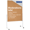 magnetoplan Moderationstafel, (B)1.200 x (H)1.500 mm, Kork