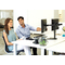 Fellowes Doppel-Monitorarm Seasa mit Standfu, schwarz