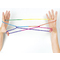 folia Fadenschnur "FingerTwist", 160 cm, regenbogenfarben