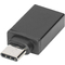 DIGITUS USB Adapter, USB-C - USB-A, schwarz