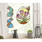 folia Fensterbilder-Bastelset "Frhling", 250 x 350 mm