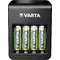 VARTA Ladegert LCD Plug Charger+, inkl. 4 x AA Akkus