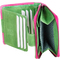 MIKA Damengeldbrse, aus Leder, Farbe: pink-grn