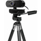 LogiLink Pro Full-HD-USB-Webcam mit Mikrofon, schwarz