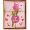 ZDesign CREATIVE Sticker "Herzen", beglimmert, rot