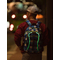 WHEEL BEE Freizeit-Rucksack Night Vision, blau/wei kariert