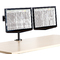 Fellowes Doppel-Monitorarm Vista, schwarz