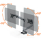 DURABLE Monitorarm SELECT PLUS, fr 2 Monitore, Klemme