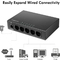 LogiLink Desktop Gigabit Ethernet Switch, 5-Port, schwarz