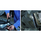 ANSMANN LED-Werkstatt-Stableuchte IL300R, schwarz/blau