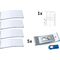 AVERY Zweckform Namensschild, 80 x 34 mm, silber, 5er Set