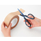 PLUS JAPAN Universalschere FITCUT CURVE Titanium, blau
