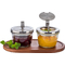 APS Weck-Glas mit Deckel, Sturz-Form, 370 ml, 2er Set