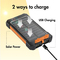 LogiLink Powerbank mit Solar, 6.000 mAh, schwarz/orange