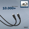 DIGITUS USB 4.0 Silikon-Anschlusskabel, USB-C, 0,5 m