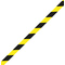 RAADHUIS Bodenmarkierungsband, 50 mm x 33 m, schwarz / gelb