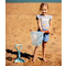 SCHILDKRT 2in1 Beachtoy-Set, rot / blau