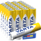 VARTA Alkaline Batterie Energy, 24er Cube Pack, Micro AAA
