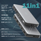 DIGITUS Docking Station, USB-C, 11-Port, grau / schwarz