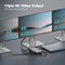 DIGITUS Docking Station, USB-C, 11-Port, grau / schwarz