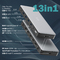 DIGITUS Docking Station, USB-C, 13-Port, grau / schwarz